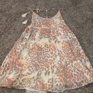 Rip curl cheetah print dress